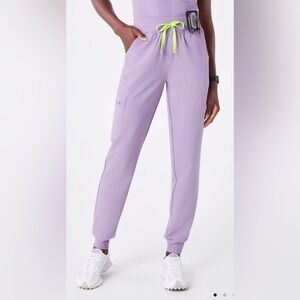 Figs Women's Scrub Pants - Lavender Dew Zamora High Waisted 2.0 Jogger Scrubs